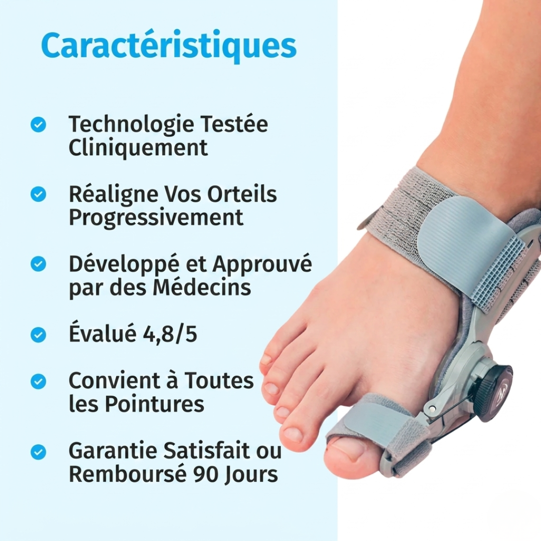 CureMedy™ — Correcteur d'Hallux Valgus